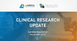 Read more about the article Clinical Research Update – Lambda Newsletter – November 2023