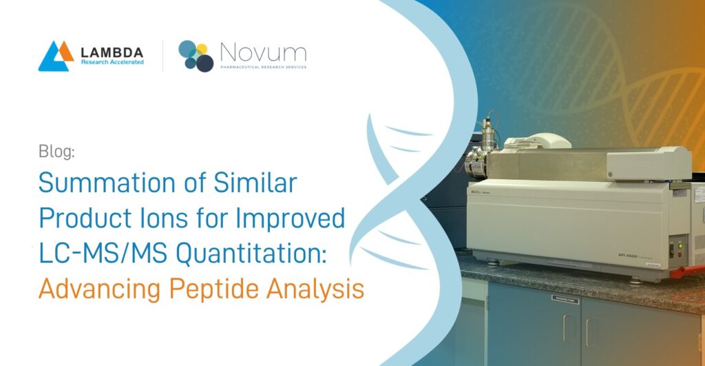 Advancing Peptide Analysis - Summation of Similar Product Ions for Improved LC-MS-MS Quantitation